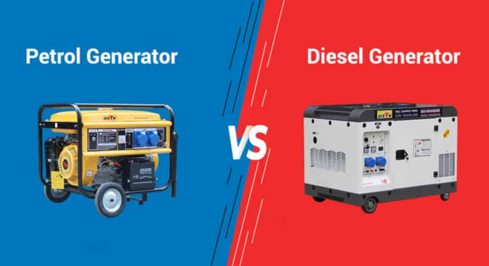 diesel generators vs petrol generators