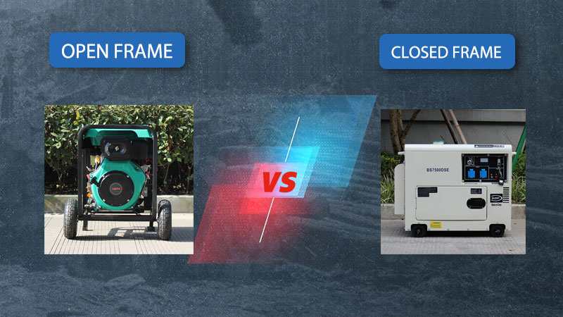 open frame vs closed frame generators