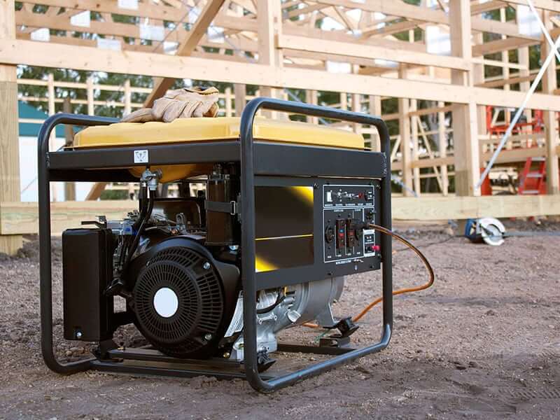 diesel generators for construction project