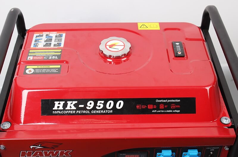9kw large petrol generator details