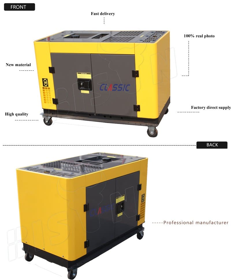 industrial air cooled 10kva diesel generator detail 2