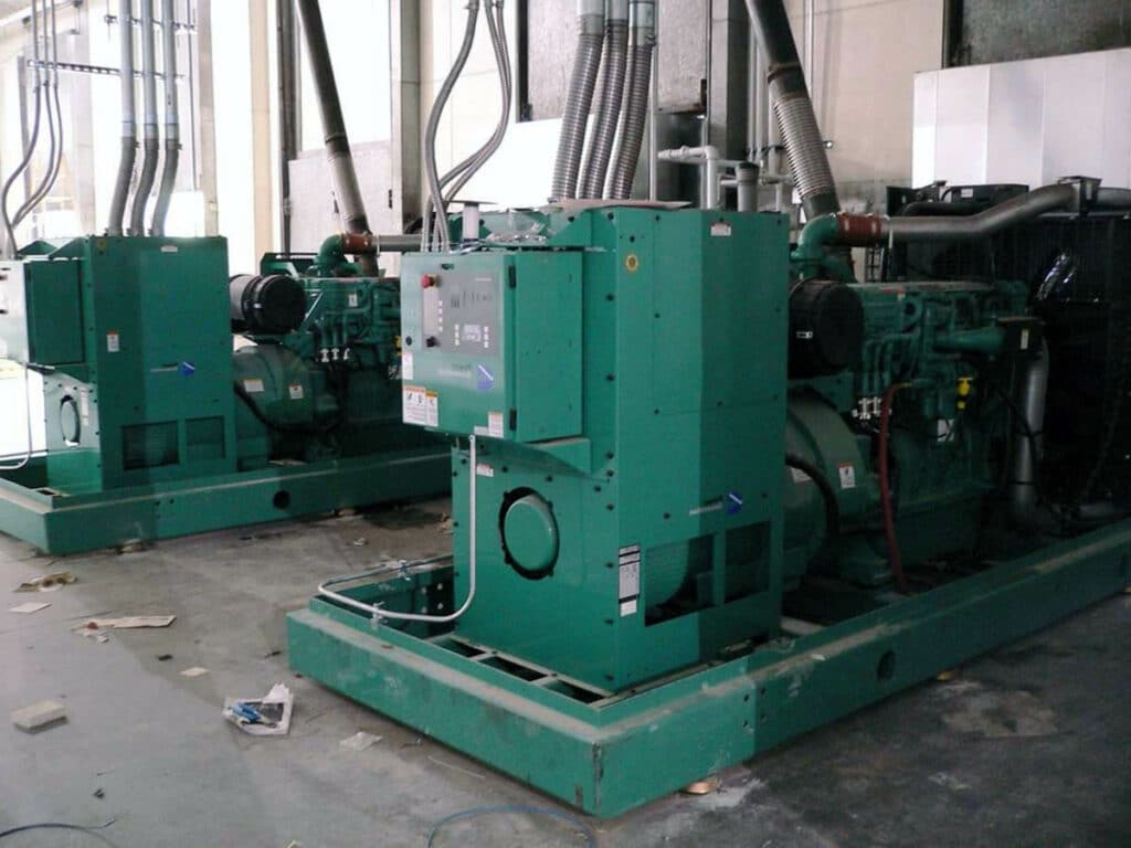 large open frame diesel generator