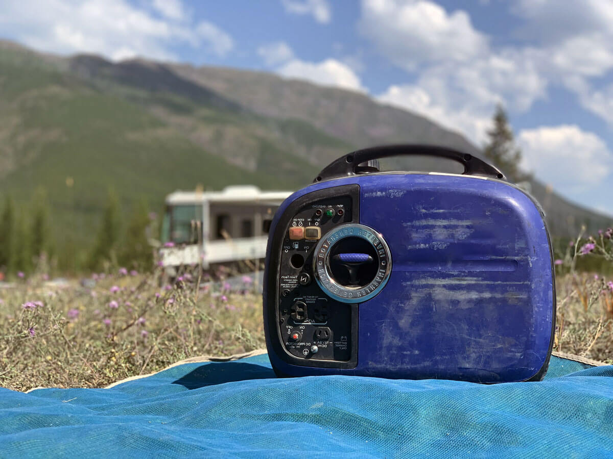 bison generator displayed in the field