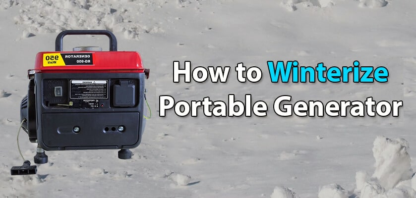 How to winterize a generator