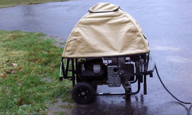 shed for portable generators to keep out the rain