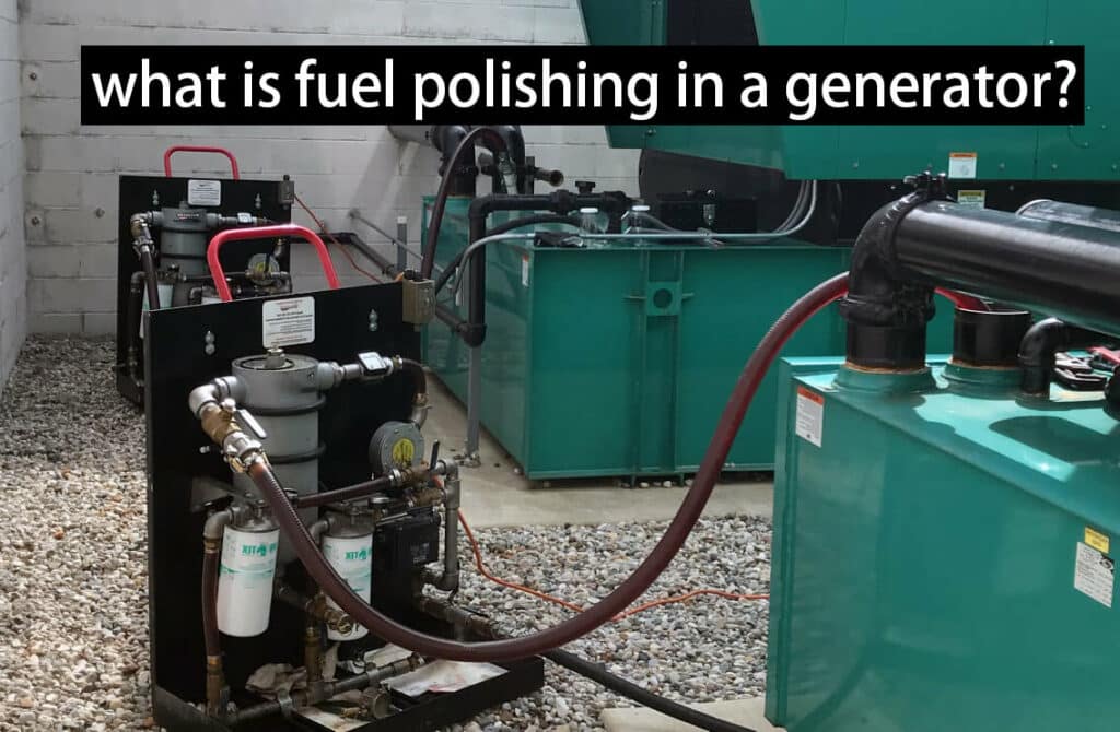 diesel generator polishing systems and filters