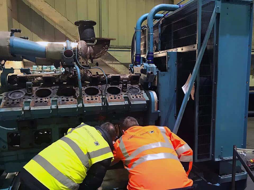 checking for faults in generator sets