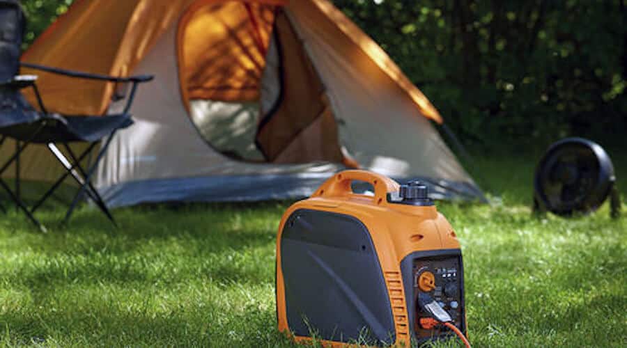 preventing generator theft while camping