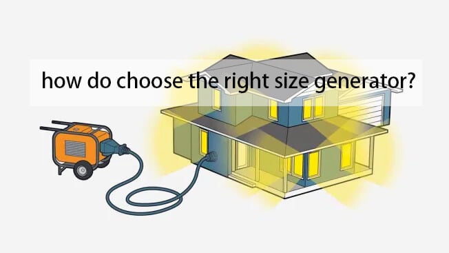 how do choose the right size generator