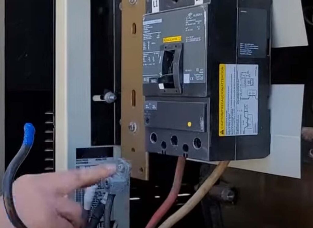 connecting to a circuit breaker