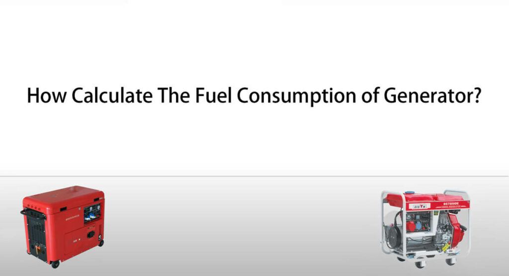 how calculate the fuel consumption of generator