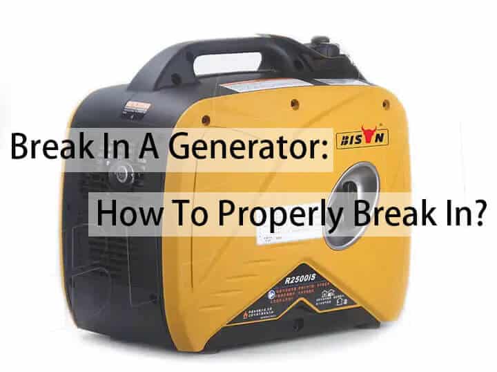 break in a generator