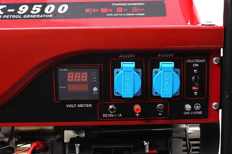 10000 watt large portable generator petrol-detail