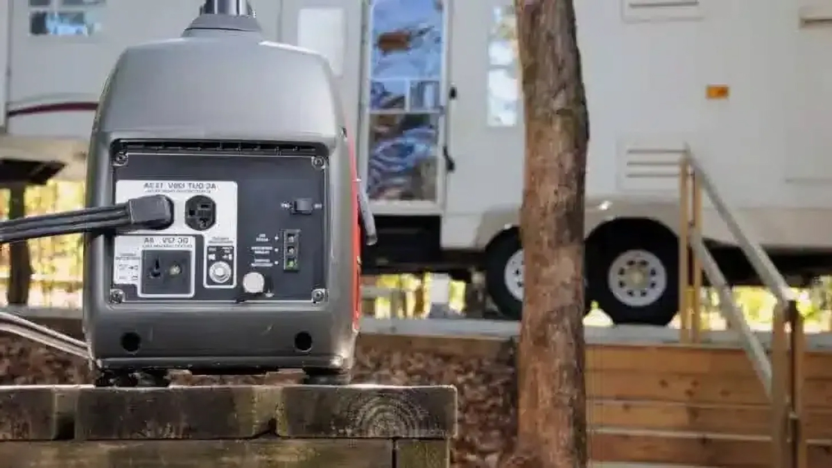 how to secure a generator while camping？ BISON