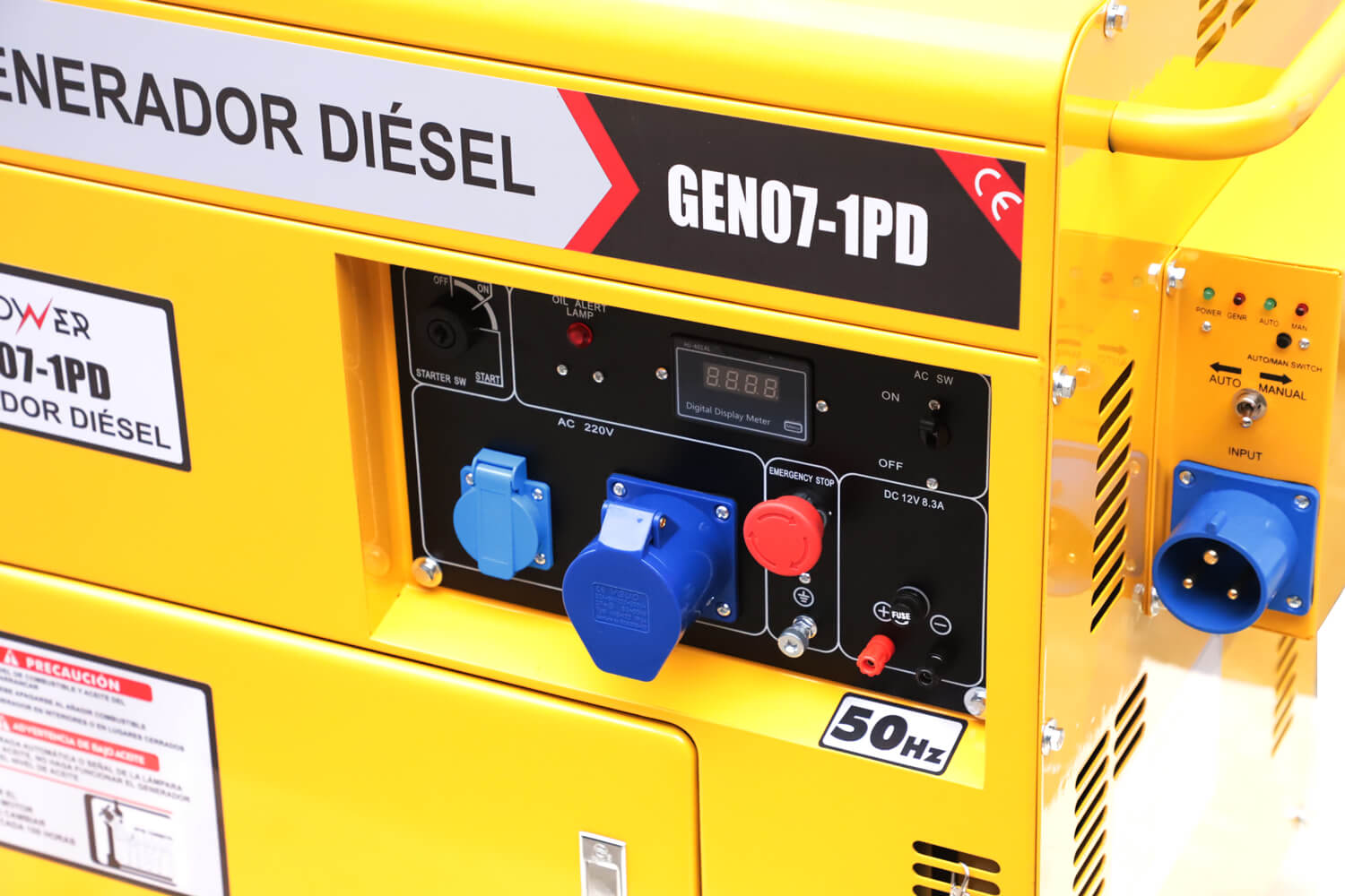 commercial-large-electric-start-diesel-generator-detail