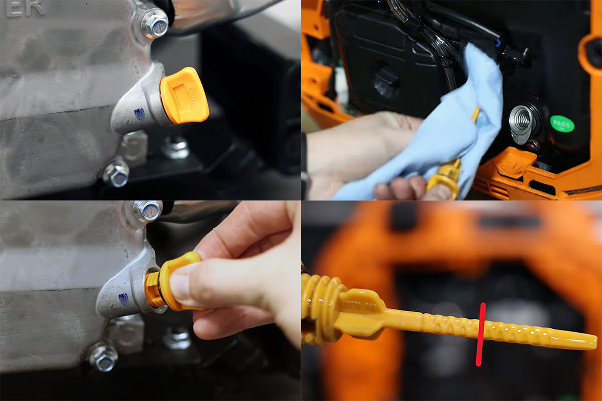 gauge-generator-oil-level