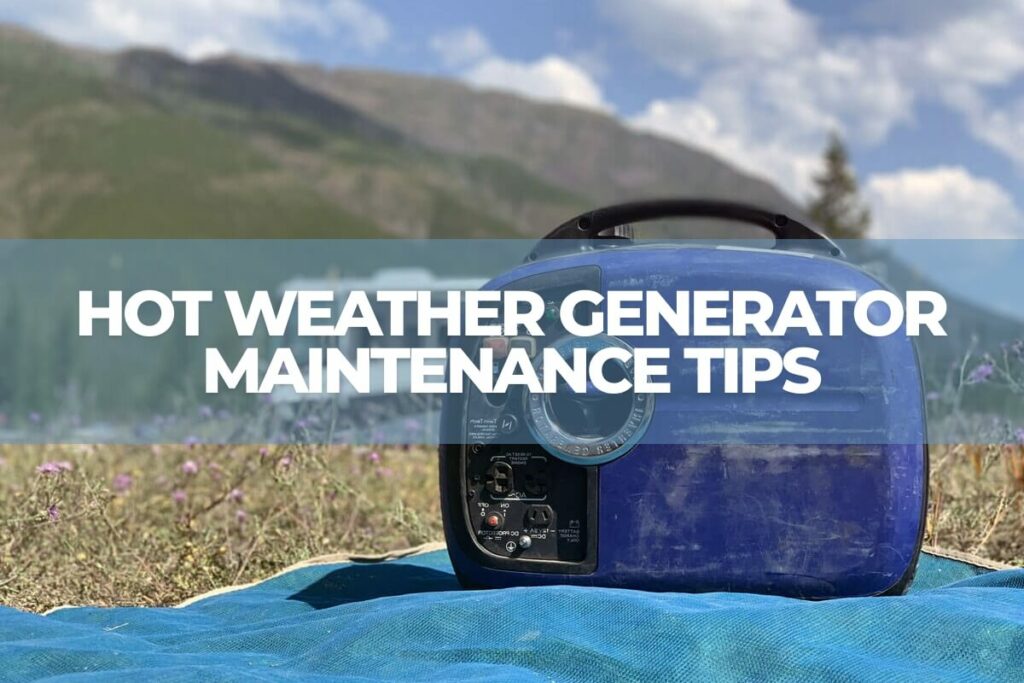 Hot weather generator maintenance tips - BISON